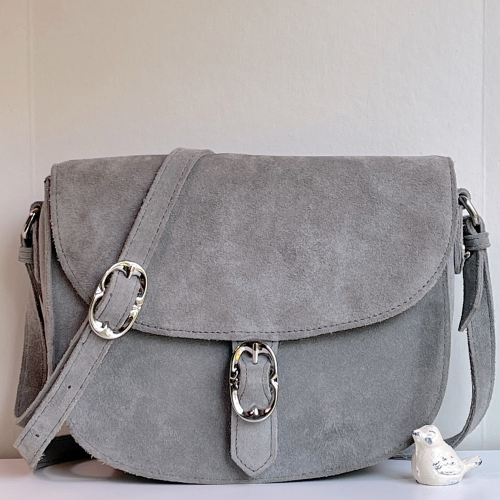 Emma Fox Leather Saddle Crossbody